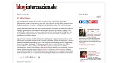 Desktop Screenshot of bloginternazionale.com